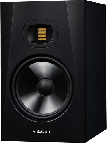 حزمة شاشة استوديو ADAM Audio AMS-T8V T8V مقاس 8 بوصات باللون الأسود مع كابل OnStage بطول 25 قدمًا XLR 2 حزمة in Kuwait