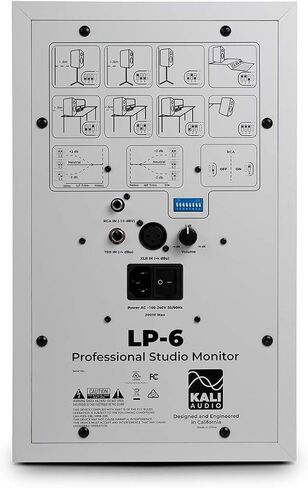 شاشة استوديو تعمل بالطاقة LP-6 مقاس 6.5 بوصة - أبيض in Kuwait