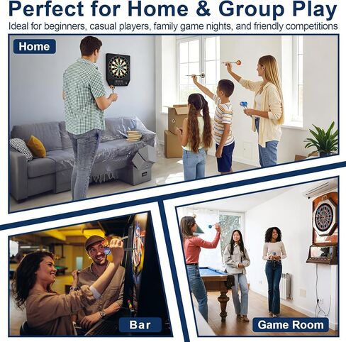 CHERAINTI Darts Plastic Tip Set, Professional Soft Tip Darts for Electronic Dart Board, 12 Pcs 18 Grams with 100 Extra Dart Tips, 12 Aluminum Shafts, 36 Flights, 50 Rubber O-Rings, and Storage Case in Kuwait