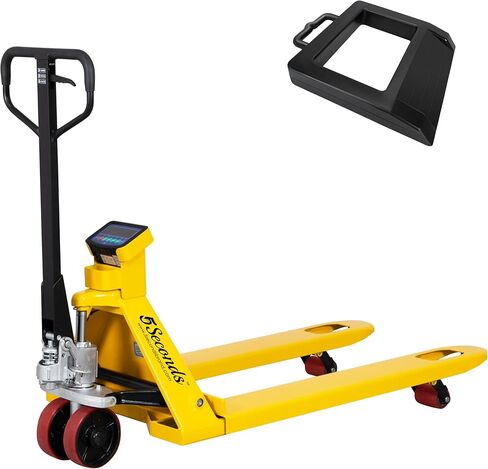 شاحنة بمقياس رافعة منصة نقالة 5 ثوانٍ، سعة 5500 رطل، رافعة شوكية بمقبس منصة نقالة مقاس 27 بوصة × 48 بوصة مع مقياس رقمي مدمج، إمكانية قراءة 1 رطل، شاحنة بمنصة صناعية شديدة التحمل للمستودع in Kuwait