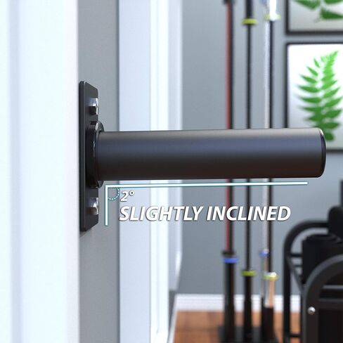 Synergee Weight Plate Storage Pegs. Wall Mounted Storage, 2" Opening Weight Holder. 275lb Capacity Gym Storage Rack. Double Peg. in Saudi Arabia