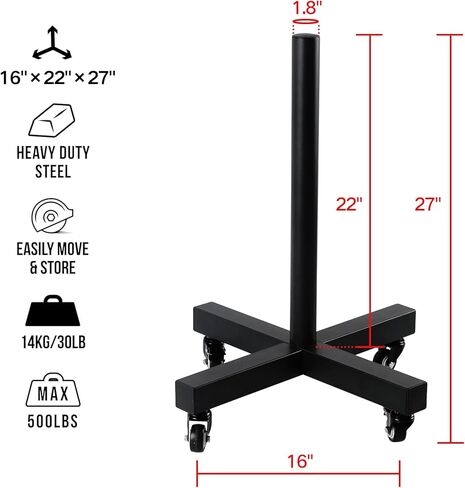 رف لوحة الوزن الأولمبي المتحرك المحدث من ZUKAM مع عجلة لتخزين وزن الألواح الممتصة للصدمات مقاس 2 بوصة، ويخزن ما يصل إلى 800 رطل من لوحة الوزن الأولمبي، يباع في أزواج in Kuwait