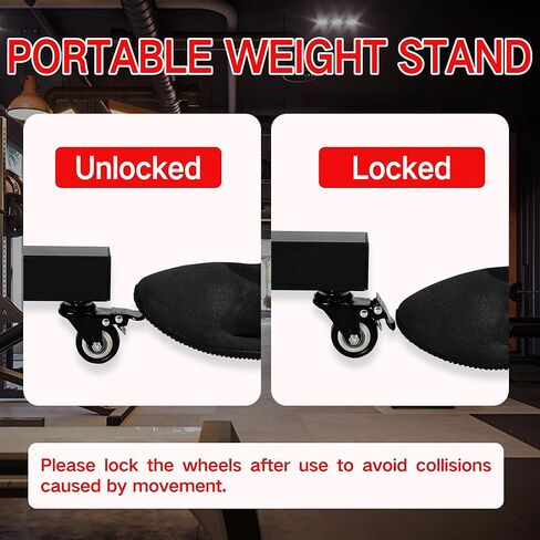 رف لوحة الوزن الأولمبي المتحرك المحدث من ZUKAM مع عجلة لتخزين وزن الألواح الممتصة للصدمات مقاس 2 بوصة، ويخزن ما يصل إلى 800 رطل من لوحة الوزن الأولمبي، يباع في أزواج in Kuwait