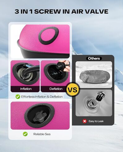 زلاجات أنبوبية ثلجية قابلة للنفخ من Raxurt Unicorn، أنابيب ثلج شديدة التحمل مقاس 48 بوصة للتزلج مع غطاء قماش ممتاز للأطفال البالغين، زلاجات ثلجية شتوية ألعاب ممتعة في الهواء الطلق للأطفال الأولاد والبنات in Kuwait