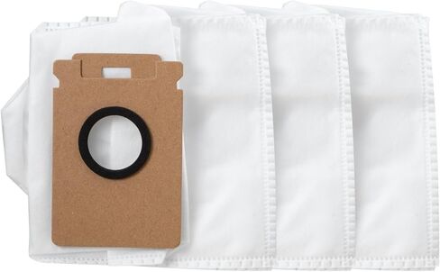 roborock 3 Packs Disposable Dust Bags for H60 Hub Ultra and H60 Hub Pro Cordless Vacuum Cleaner with Auto-Empty Dock, Stick Vacuum Cleaner for Home and Pet Hair, Anti-Tangle Brush, LED Dust Detection in Kuwait