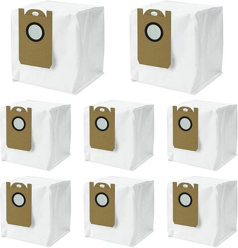 Robot Vacuum Dust Bags, Compatible with Laresar L6 Pro/L6 Nex, Honiture Q6 Pro, AIRROBO T10+, Neabot NOMO N2, iHome AutoVac Nova S1 Pro (8 Pack,) in Saudi Arabia