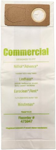 VacBagsUSA 10 Pack Replacement Micro Filtration Vacuum Cleaner Bags for Lindhaus PH4 Healthcare Pro, RX HEPA, CH Pro in Kuwait