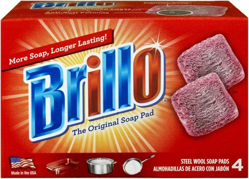 وسادات صابون من الصوف الفولاذي من بريلو، عدد 4 in Kuwait