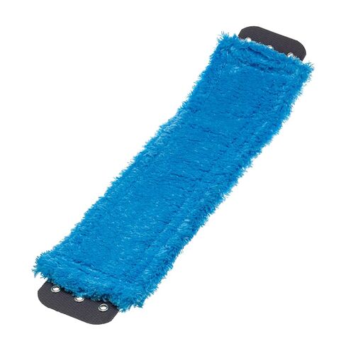 Unger Commercial SmartColor MicroMop 15.0، وسادة ممسحة مبللة من الألياف الدقيقة مقاس 16 بوصة، قابلة لإعادة الاستخدام - تنظيف الأرضيات عالي التحمل، أزرق - MM40B in Kuwait