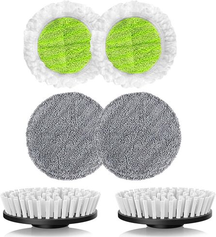 Qimedo Accessories 4 Replacement Pads and 2 Replacement Brush Heads in Kuwait