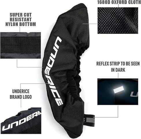 UICE Ice Skate Guards,Skate Blade Cover for Hockey Skate,Figure Skate Guards,Hockey Gift for Youth and Adlut(Blue, Junior) in Saudi Arabia