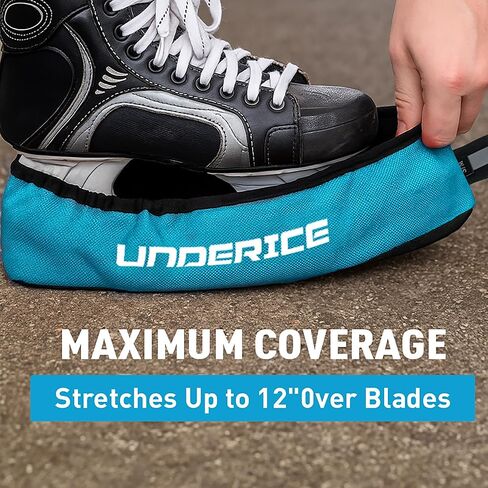 UICE Ice Skate Guards,Skate Blade Cover for Hockey Skate,Figure Skate Guards,Hockey Gift for Youth and Adlut(Blue, Junior) in Saudi Arabia