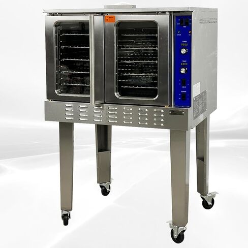 Commercial Convection Oven, Natural Gas, 54000 BTU, Single Deck, Four Legs, Restaurant Kitchen Bakery DCCOG1 in Kuwait