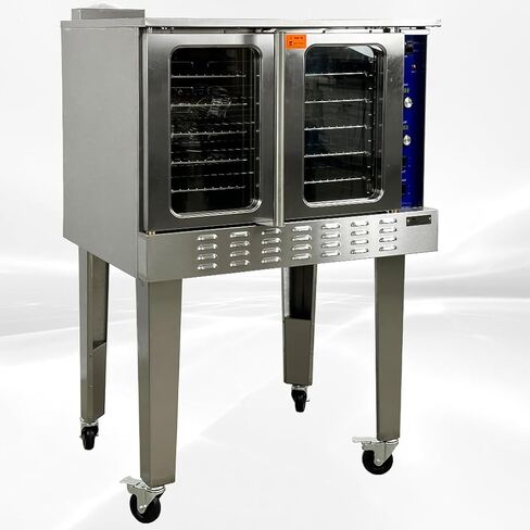Commercial Convection Oven, Natural Gas, 54000 BTU, Single Deck, Four Legs, Restaurant Kitchen Bakery DCCOG1 in Kuwait