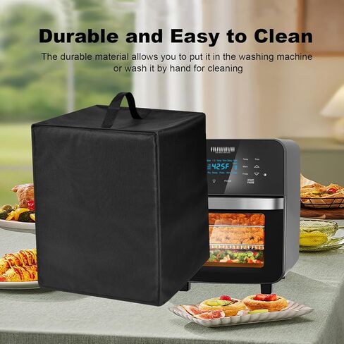 Dust Cover Compatible with CHEFMAN Air Fryer Heavy Duty Heat-Resistant Nylon Covers Case for Nuwave Brio 10-IN-1 Air Fryer Rotisserie Convection Oven in Kuwait