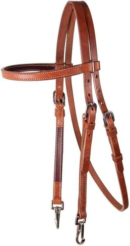 Schneiders Browband Training Bridle with Quick Change Snaps | Ideal for Everyday Riding | Supple Leather | Easy Bit Changes with Chrome Plated Snaps | Adjustable Fit for Most Horses | Size Full Horse in Saudi Arabia