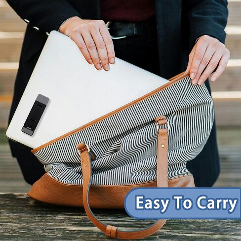 2 قطعة حامل لوحة مفاتيح صغير لسطح المكتب، حامل لوحة مفاتيح محمول للمكتب مع 3 زوايا قابلة للتعديل، رفع كمبيوتر معدني ذاتي اللصق للمكتب، أقدام رفع الكمبيوتر المحمول (أسود) in Kuwait