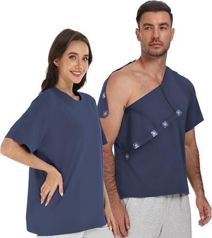 Magnetic Post Surgery Shirt: One-Handed Adaptive Tear Away for Shoulder Surgery, Mastectomy & Dialysis Recovery in Saudi Arabia
