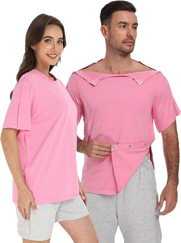 Magnetic Post Surgery Shirt: One-Handed Adaptive Tear Away for Shoulder Surgery, Mastectomy & Dialysis Recovery in Saudi Arabia