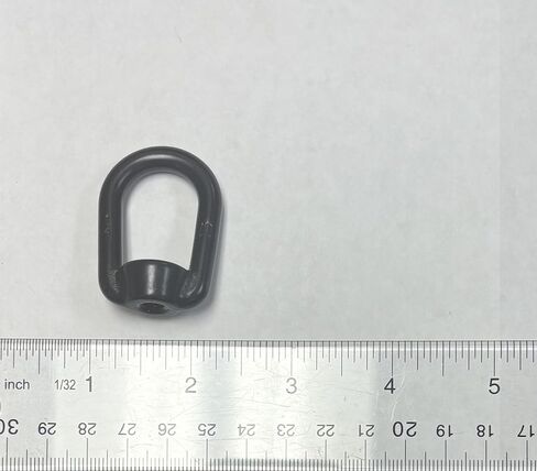 US STAINLESS Black Stainless Steel 316 Type 804 US Shape Lifting Eye Nut 1/4" UNC Marine Grade Pitch of 20 in Saudi Arabia