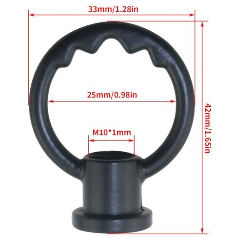 4PCS Eye Nuts Bar Pendant Light Load Hooks Zinc Alloy M10 Internal Thread Closed Eye Bolts 33 Tooth Eye Bolts Maximum Load 11 lbs for Suspending Crystal Chandeliers Black in Saudi Arabia