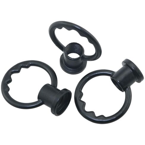 4PCS Eye Nuts Bar Pendant Light Load Hooks Zinc Alloy M10 Internal Thread Closed Eye Bolts 33 Tooth Eye Bolts Maximum Load 11 lbs for Suspending Crystal Chandeliers Black in Saudi Arabia