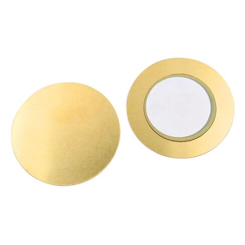 30pcs 41mm Copper Plate Piezoelectric Ceramic Disc for DIY Audio Systems Acoustic Sensor Microphone Pickup in Saudi Arabia
