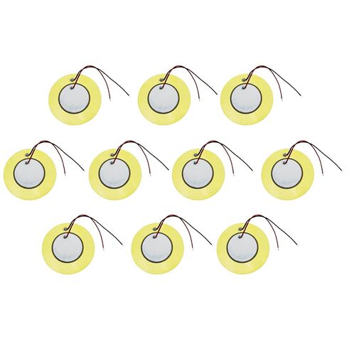 10 Pcs Piezo Disc Transducer Contact Microphone Trigger Sound Sensor(41mm) in Saudi Arabia