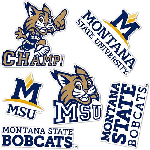 ملصق جامعة ولاية صبار الصحراء مونتانا بوبكاتس MSUr شارات الفينيل زجاجة مياه للكمبيوتر المحمول ورقة قصاصات السيارة T2 (النوع 2-2) in Kuwait