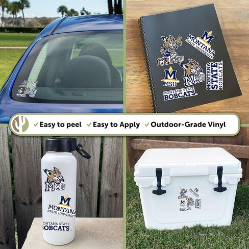 ملصق جامعة ولاية صبار الصحراء مونتانا بوبكاتس MSUr شارات الفينيل زجاجة مياه للكمبيوتر المحمول ورقة قصاصات السيارة T2 (النوع 2-2) in Kuwait