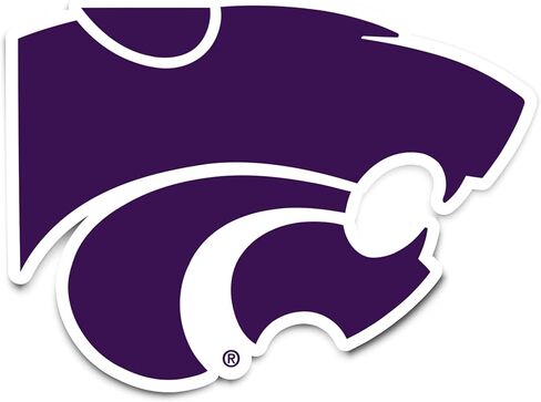 ملصق جامعة ولاية كانساس الصحراوي والصبار القطط البرية K-State EMAW ملصق حائط من الفينيل‏ للكمبيوتر المحمول وزجاجة مياه وقصاصات السيارة (IND 1) in Kuwait