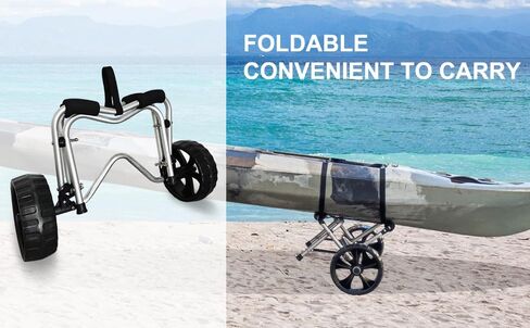 عربة كاياك LIBOSULV، زورق تجديف خفيف الوزن ومحمول قابل للطي، حامل قوارب الكاياك لصيد الأسماك in Kuwait