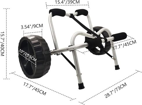 عربة كاياك LIBOSULV، زورق تجديف خفيف الوزن ومحمول قابل للطي، حامل قوارب الكاياك لصيد الأسماك in Kuwait