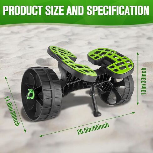 Kayak Cart, Kayak Dolly Cart with Puncture Free Wheels Kayak and Canoe Roller Cart - Kayak Trolley cart with Adjustable Straps in Kuwait