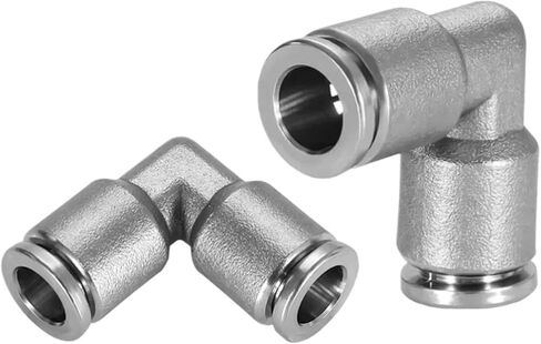 16 مللي متر OD أنبوب الكوع الكهروضوئي الزاوية اليمنى طريقتان تركيب هوائي الإفراج السريع دفع لتوصيل ضاغط الهواء البلاستيكي (PV 304) in Kuwait