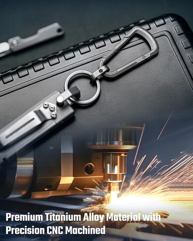 MecArmy RU01 Titanium Caliper + CH16 مجموعة مفاتيح EDC سريعة الإصدار in Kuwait