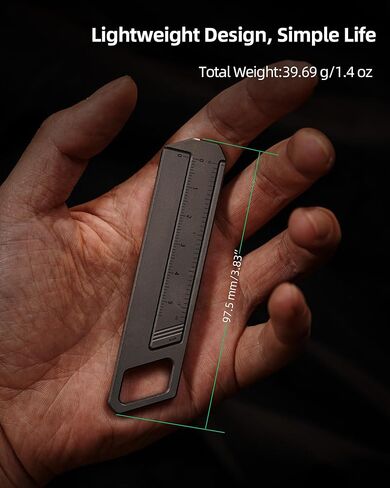 MecArmy RU01 Titanium Caliper + CH16 مجموعة مفاتيح EDC سريعة الإصدار in Kuwait