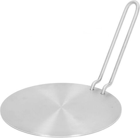 Heat Diffuser Induction Plate 17.5cm 6.9in Stainless Steel Induction Cooker Adapter with Handle for Gas Stove Ceramic Pot in Saudi Arabia