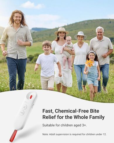 iHealth D-Itch Stick Bug Bite Healer, Mosquito & Insect Bite Relief Using Heat, Chemical-Free Itch Relief in 6 Seconds, 3 Adjustable Heat Modes, Safe for Adults & Kids 3+ in Kuwait