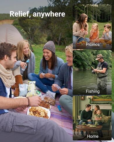 iHealth D-Itch Stick Bug Bite Healer, Mosquito & Insect Bite Relief Using Heat, Chemical-Free Itch Relief in 6 Seconds, 3 Adjustable Heat Modes, Safe for Adults & Kids 3+ in Kuwait