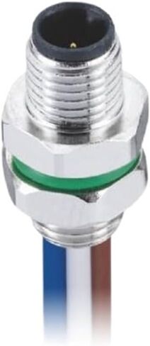 موصل M5 3Pin A-Code نهاية لوحة مقبس ذكر قفل خلفي مع سلك موصل مقاوم للمياه in Kuwait