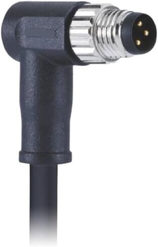 M8 waterproof connector 3Pin A-Code molded male elbow with wire aviation waterproof in Kuwait