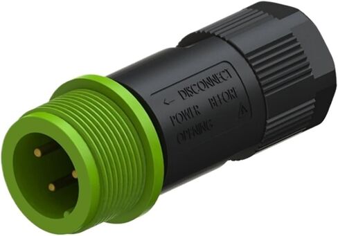 موصل M16 مستقيم [طرف ذكر سلك ثلاثي النواة] موصل خارجي IP68 مقاوم للماء اتصال سلك مقاوم للماء (EC03681-1024-BF) in Kuwait