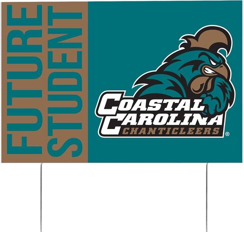Desert Cactus Coastal Carolina University Chanticleers 12x18" New Student Celebration Yard Sign Outdoor Lawn Display with Stakes (Grad Sign 4) in Saudi Arabia