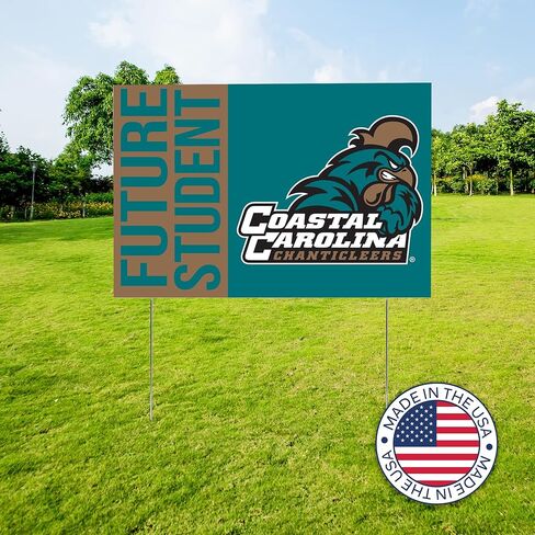 Desert Cactus Coastal Carolina University Chanticleers 12x18" New Student Celebration Yard Sign Outdoor Lawn Display with Stakes (Grad Sign 4) in Saudi Arabia