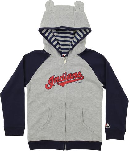 مجموعة Outerstuff MLB Little Girls (4-6X) من Cleveland Indians Great Catch بسحاب كامل وبنطلون in Saudi Arabia