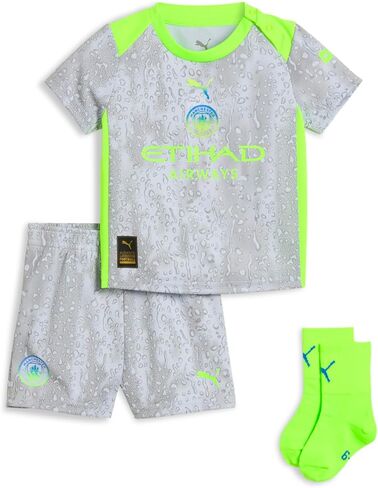 PUMA Manchester City FC Unisex Baby 2025/26 Replica Soccer Third Kit - Pro Green in Saudi Arabia