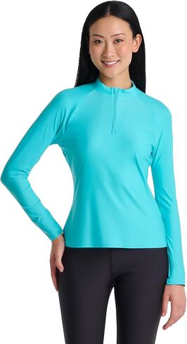 Coolibar Upf 50+ Women's Bal Harbour Long Sleeve Rash Guard - Sun Protection in Saudi Arabia