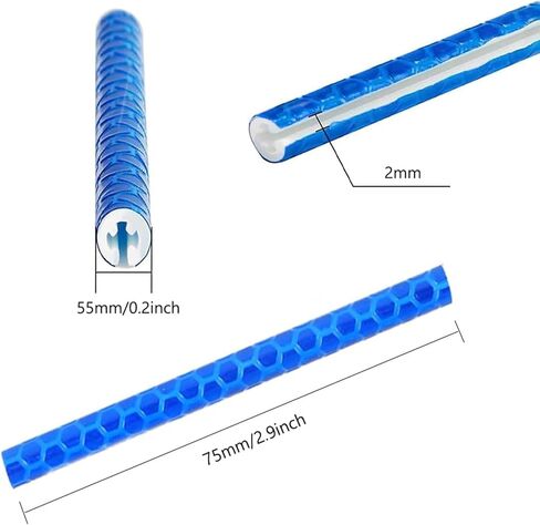 36 قطعة من عاكسات ركوب الدراجات، عاكسات بقضبان عجلة الدراجة باللون الأحمر والأصفر والأزرق، أغطية عاكسة للضوء للدراجة العالمية، أغطية أضواء تحذيرية سهلة التركيب تناسب جميع عجلات الدراجة القياسية in Kuwait