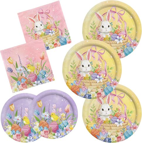 Gatherfun Iridescent Party Supplies - لوحات ورقية يمكن التخلص منها ، أكواب ومناديل ، مثالية لعيد الميلاد والأحداث ذات الطابع حورية البحر وتزيين حفل زفاف - يخدم 16 in Kuwait